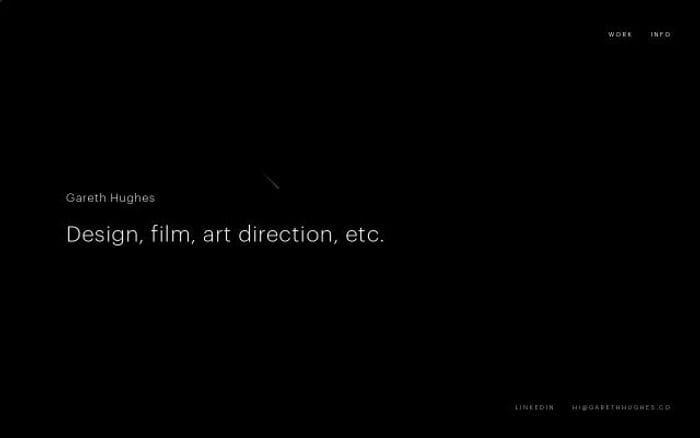 Garethhughes website preview