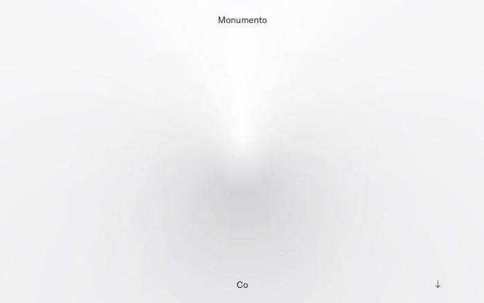 Monumento website preview