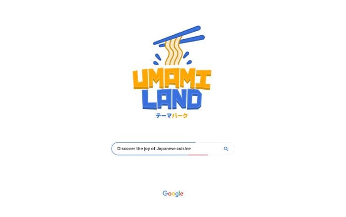 Google Umami Land website preview
