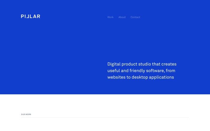 Pillar website preview