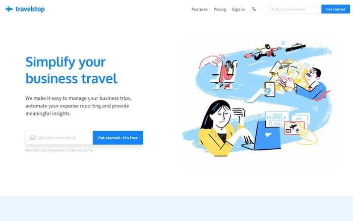 Travelstop says… website preview