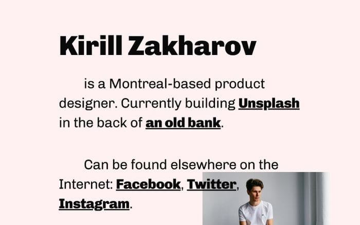 Kirill Zakharov website preview