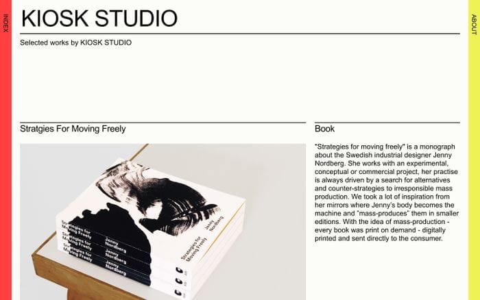 Kiosk studio website preview