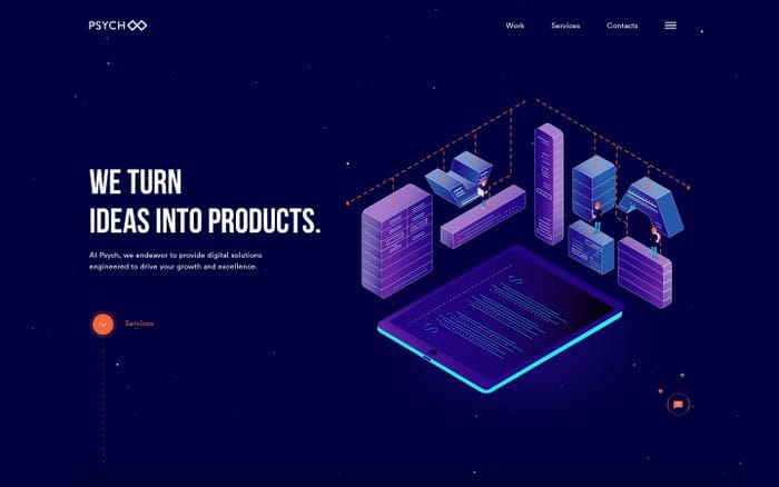 Psych X86 website preview