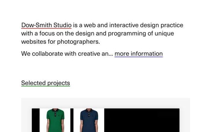 Dow-smith website preview