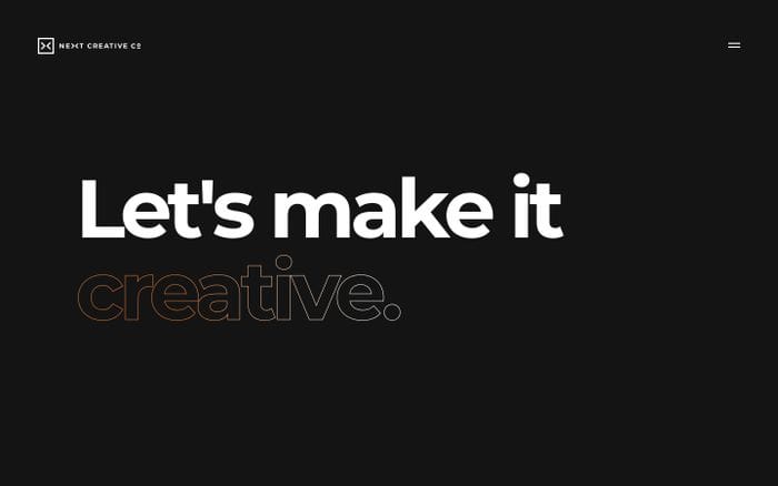 Next Creative Co. website preview