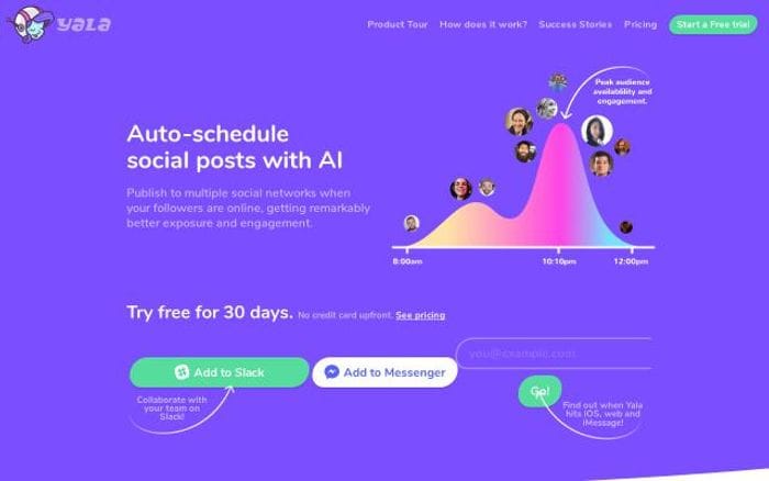 Yalabot website preview