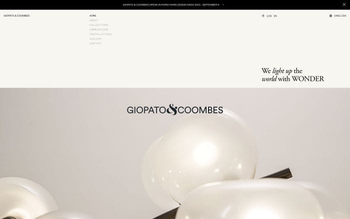Giopato & Coombes website preview