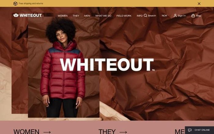 Whiteout-getout website preview