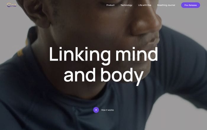 Oxa website preview