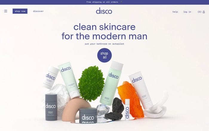Disco website preview