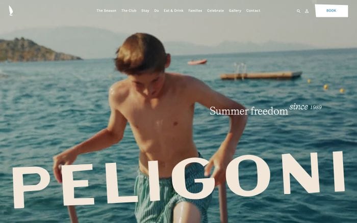 Peligoni website preview
