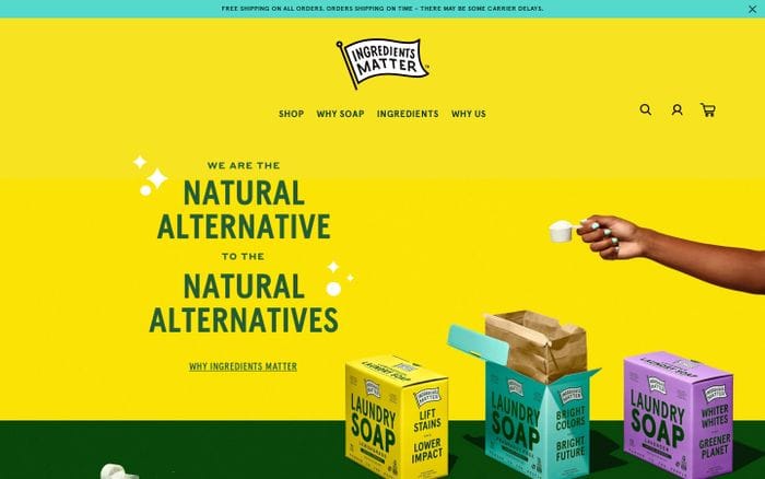 Ingredients Matter website preview