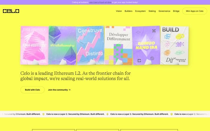 Celo website preview