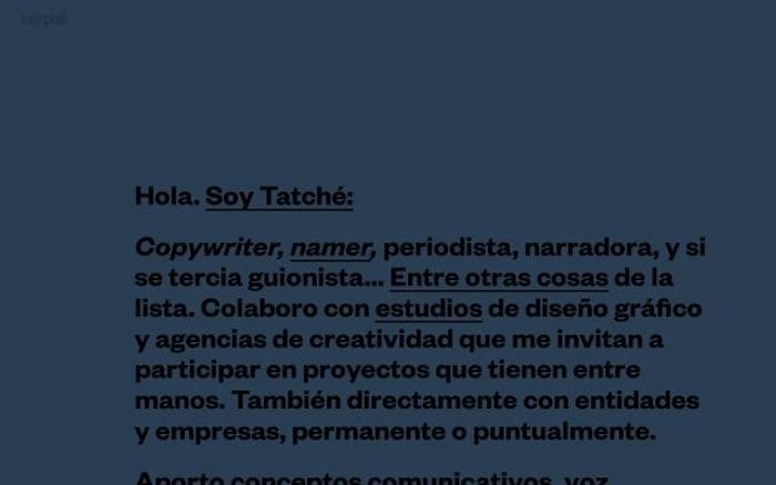 Tatche website preview