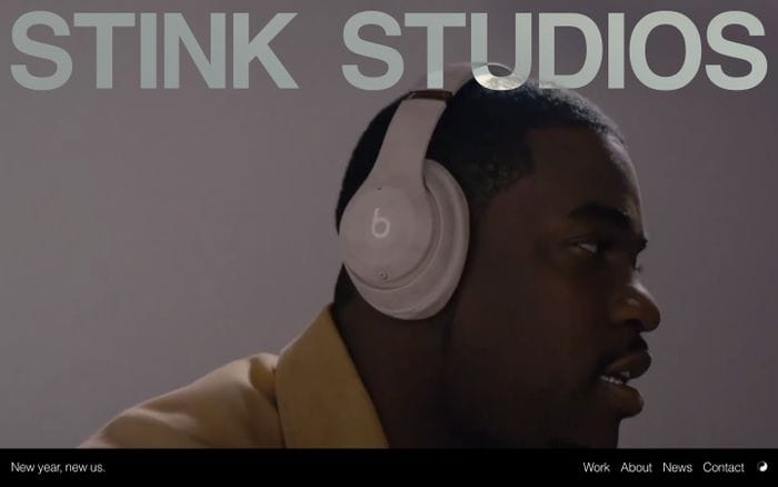 Stink Studios website preview