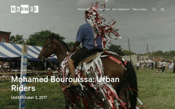 Barnesfoundation website preview