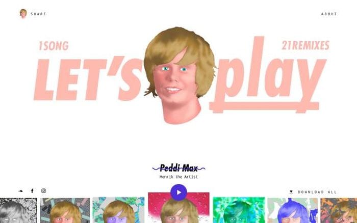 Henrikandfriends website preview