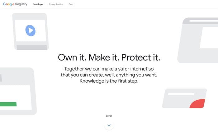 Safe.Page website preview