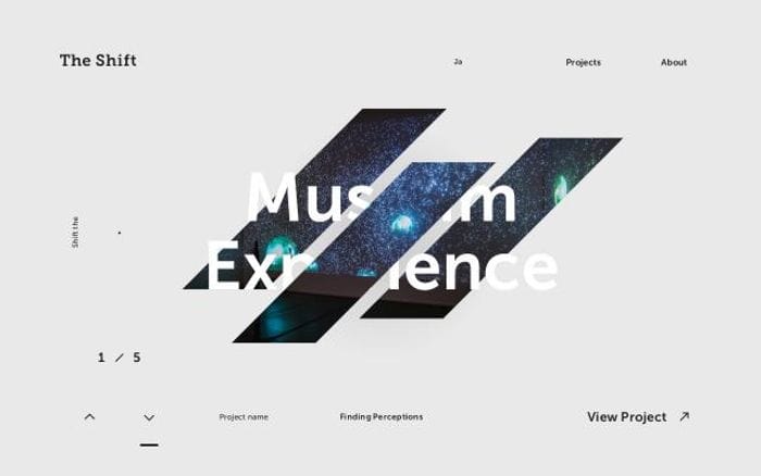 Theshift website preview