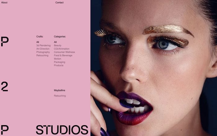 P2P Studios website preview