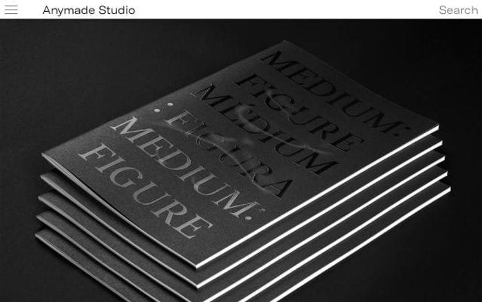 Anymadestudio website preview
