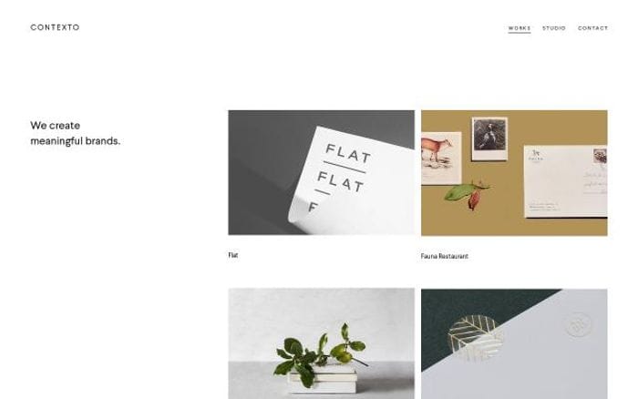 Contextostudio website preview
