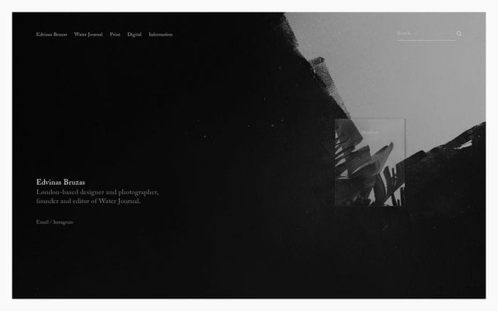 Edvinas Bruzas website preview