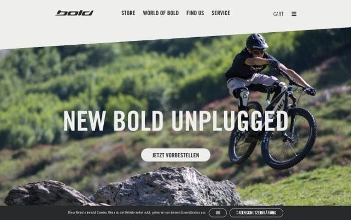 Boldcycles website preview