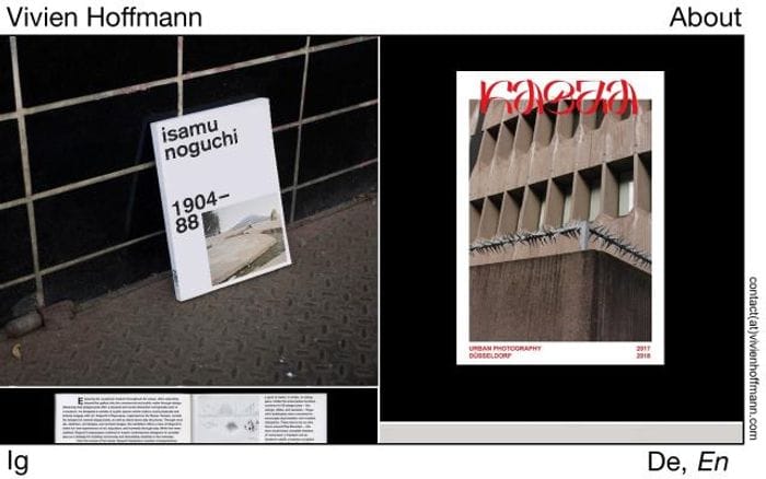Vivienhoffmann website preview