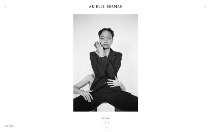 Arielleberman website preview