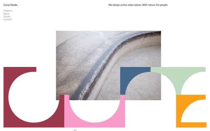 Curve Studio website preview