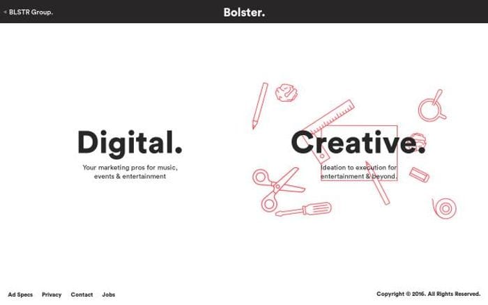 Blstr website preview