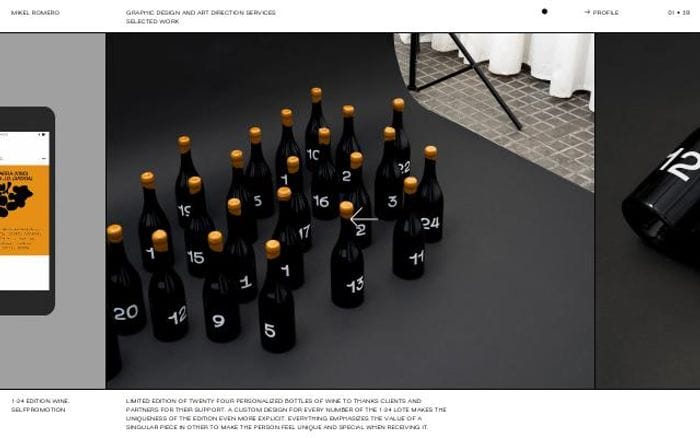 Mikelromero website preview