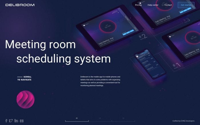 Delibroom website preview