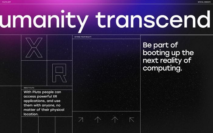 Pluto website preview