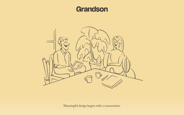 Grandson website preview