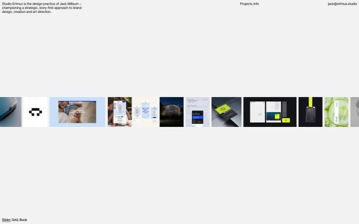 Studio Erimus website preview