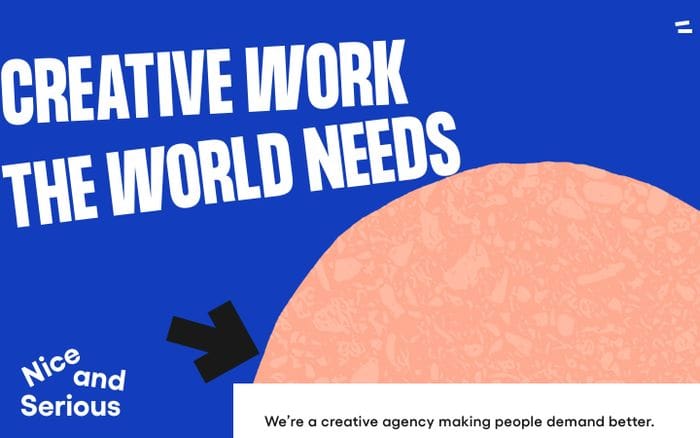 Nice and Serious website preview