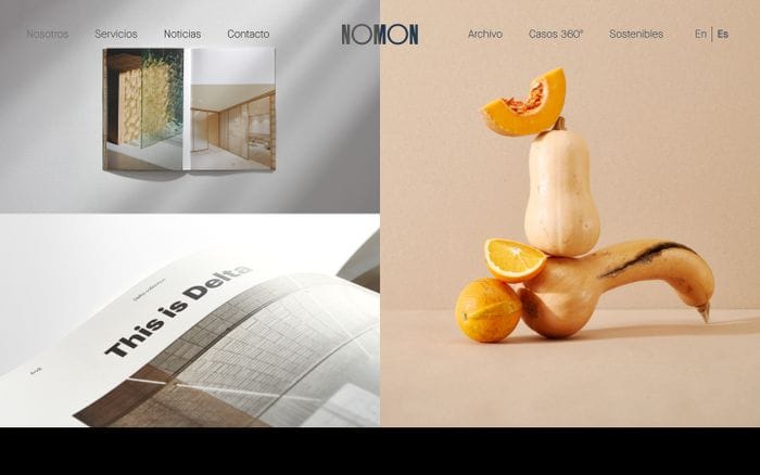 Nomon website preview