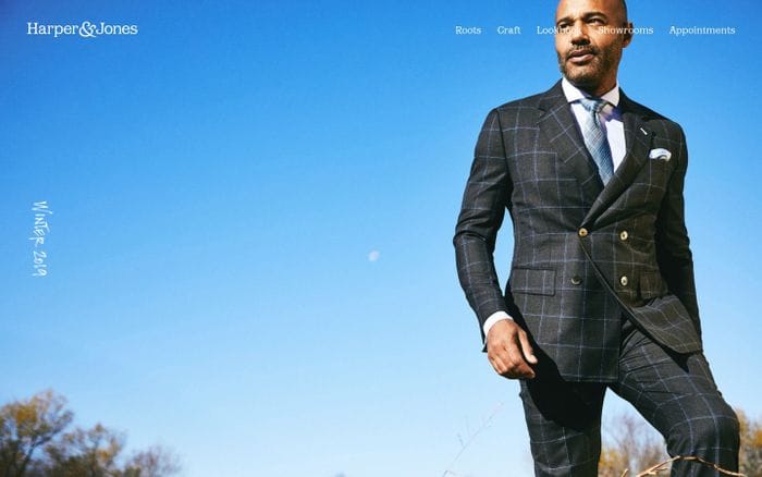 Custom Suits | Dallas, Houston, New Orleans | Harper & Jones website preview