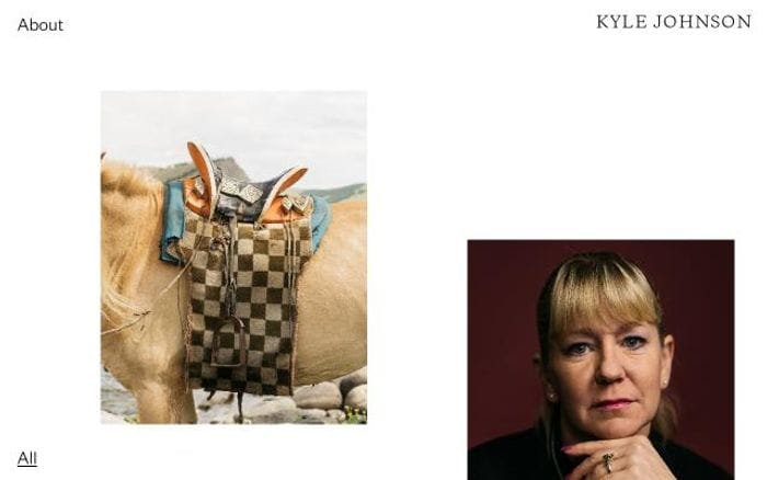 Kjphotos website preview