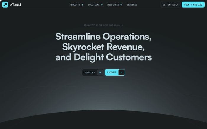 Effortel website preview