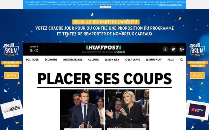 Huffingtonpost website preview