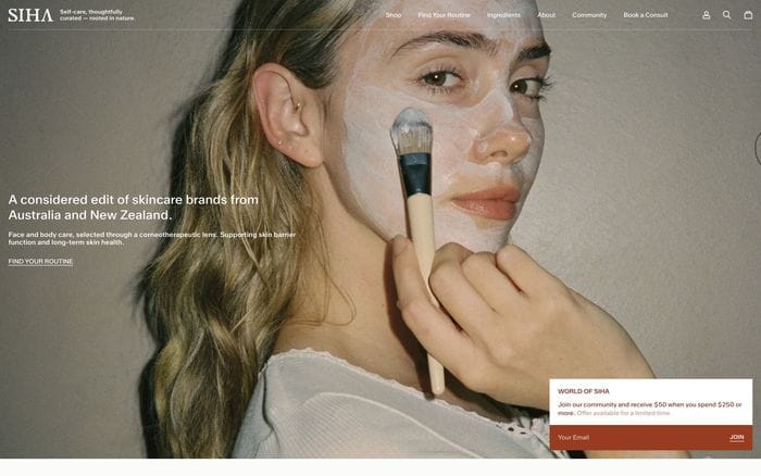Siha website preview