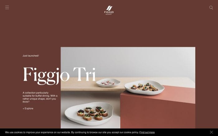 Figgjo website preview