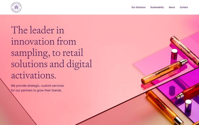 Arcade beauty website preview
