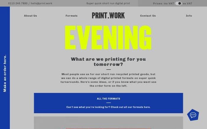 Print website preview
