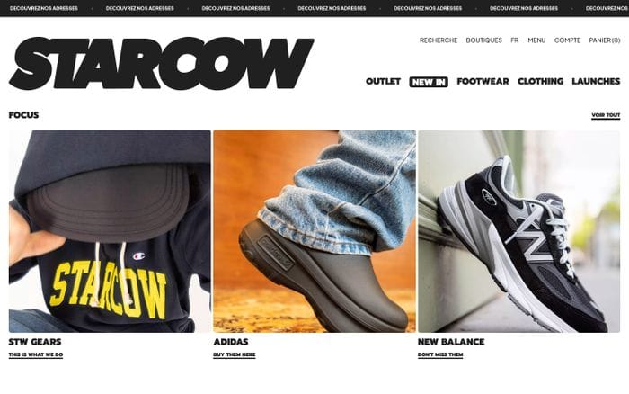 Starcow website preview