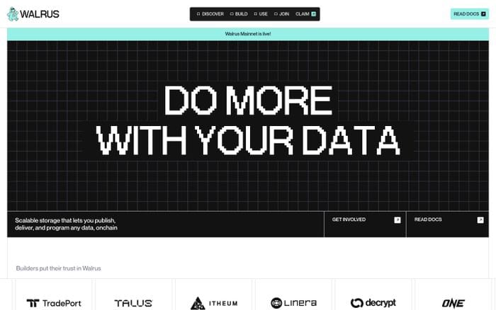 Walrus website preview